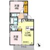 ウィルコート潮音町 B棟の間取り画像