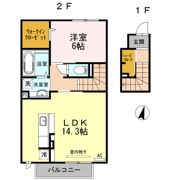 ベル マノワール コセの間取り画像