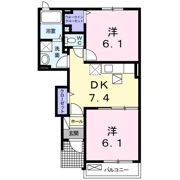 オープラージュ・Bの間取り画像