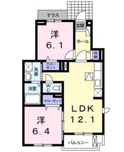 ミルトクラール 1番館の間取り画像