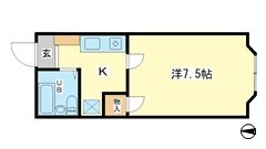 サンハイツ八代の間取り画像