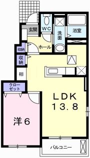 セレーノ カーサⅠの間取り画像