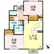 サンブランシュプレイス B棟の間取り画像
