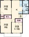 早野アパートBの間取り画像