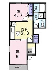 セントポーンズBの間取り画像
