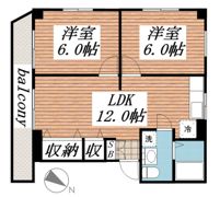 メゾン赤坂の間取り画像