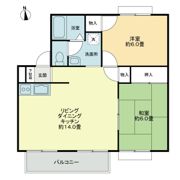 フォブール吉峰Aの間取り画像