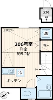 Bonheur府中の間取り画像