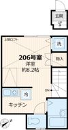 Bonheur府中の間取り画像