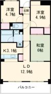 ジャルダン平田の間取り画像