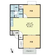 フォブールDMC・Bの間取り画像