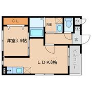 MOVE山王EASTの間取り画像