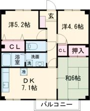 フォブールひうちの間取り画像