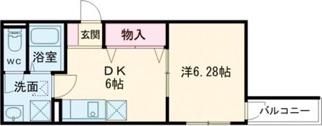 F+style上田1号館の間取り画像