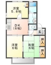 メゾン8 B棟の間取り画像