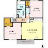 セジュール岳南 Bの間取り画像