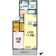 カーサ フェリーチェEの間取り画像