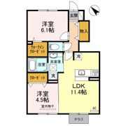コンフォルタ A棟の間取り画像