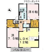 ウィスタリア瑞穂 B棟の間取り画像