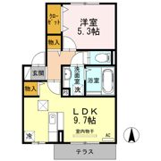 バンブーⅡの間取り画像