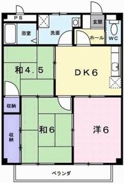 エスポワール砥堀の間取り画像