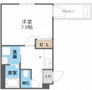 フジパレス新金岡Ⅱ番館の間取り画像
