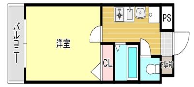 サンセット室見の間取り画像