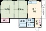 グランデ東香里Ⅱの間取り画像
