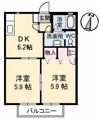 カムフォートヒルズ沖 A棟の間取り画像