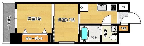 リファレンス博多駅前の間取り画像