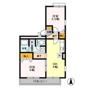 ロイヤルハウス Bの間取り画像