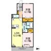 Sunny Flat Kamiya(ｻﾆｰﾌﾗｯﾄｶﾐﾔ)の間取り画像