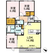 アコールヒルズの間取り画像