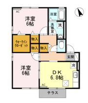 ヴィラージュルピナ C棟の間取り画像