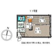 Elle Cube学園前(エルキューブ学園前)の間取り画像