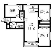 ブランシェL・Aの間取り画像