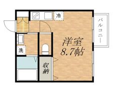 Aレガート千葉椿森 B棟の間取り画像