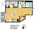 R-smart M★G九大学研都市Ⅲの間取り画像