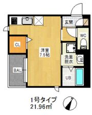 R-smart M★G九大学研都市Ⅱの間取り画像