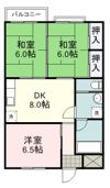 マンション木月 Bの間取り画像