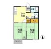 コーポ水ヶ江 Ⅰ棟の間取り画像