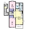 メゾンド・フロ－レの間取り画像