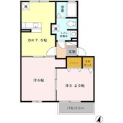 メープル コートの間取り画像