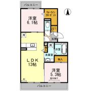 パームフェリーチェ A棟の間取り画像