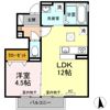G-room飯柄（ｼﾞｰﾙｰﾑｲｲｶﾞﾗ） B棟の間取り画像