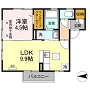 はなみずき Dの間取り画像