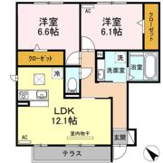 パストラル Bの間取り画像