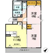 サンハイム己斐中Ⅱの間取り画像