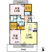 リアレーヴ松島の間取り画像
