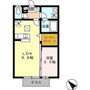 Ariga 10 B棟の間取り画像